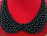 MARIA neck trim beads and lobster for closure at back,made by Artek factory