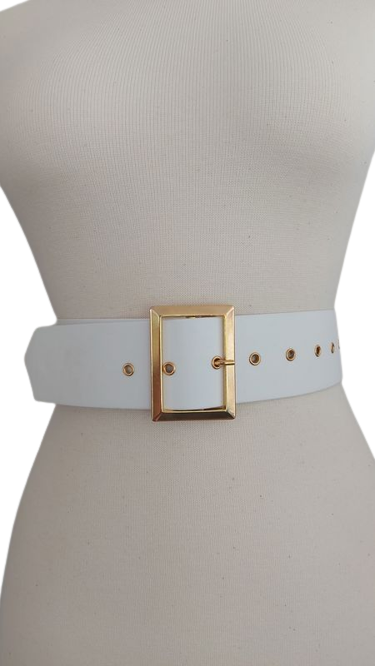 We Make Self Fabric Covered Belts + METALIC 5 cm Buckle ,Client Fabric 