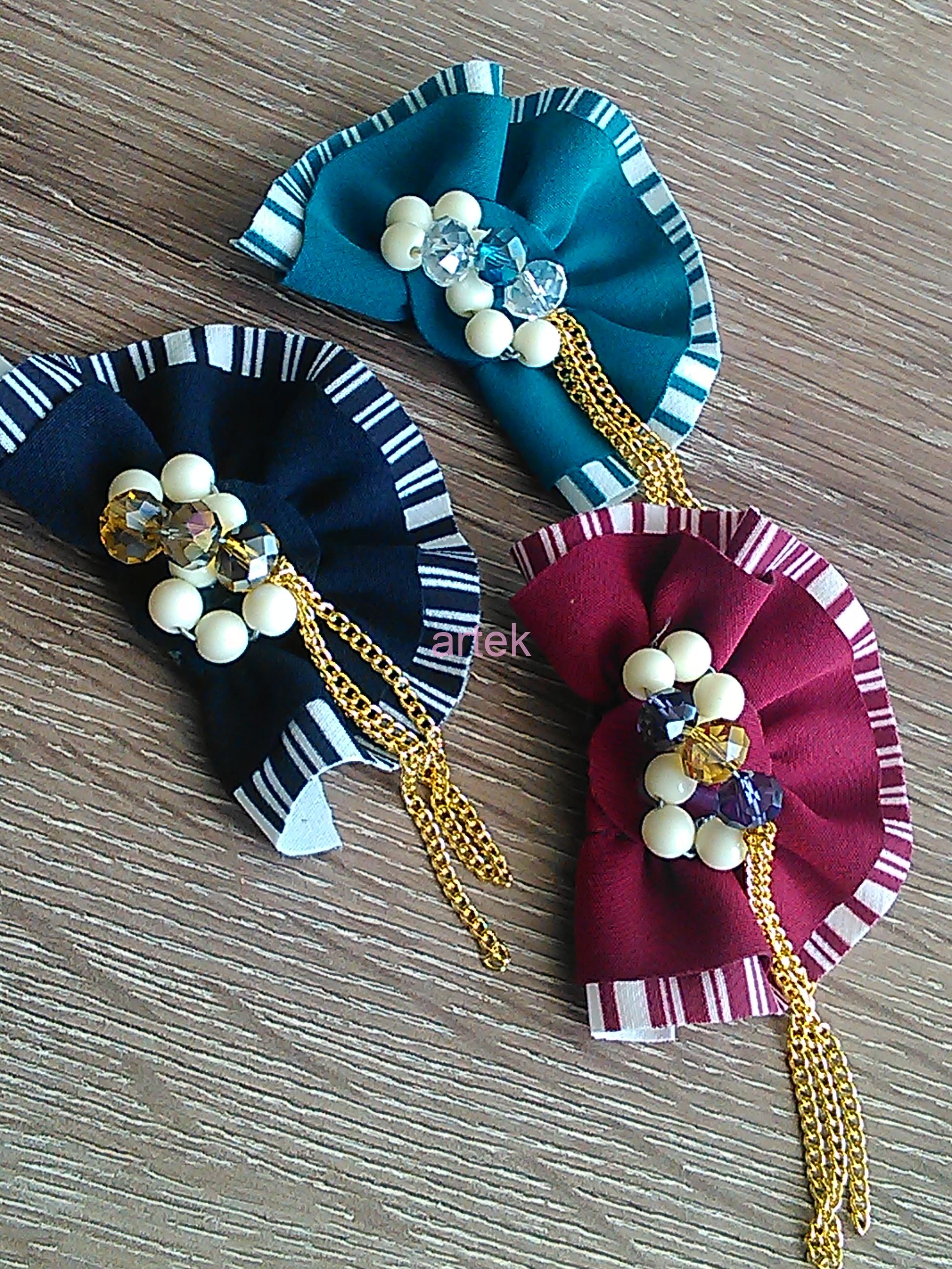 RAMONA beads decorative trim brooche ,made by Artek factory use client fabric 