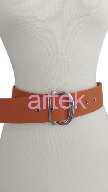 We Make Self Fabric Covered Belts + Metalic 5 cm Buckle ,Client Fabric 