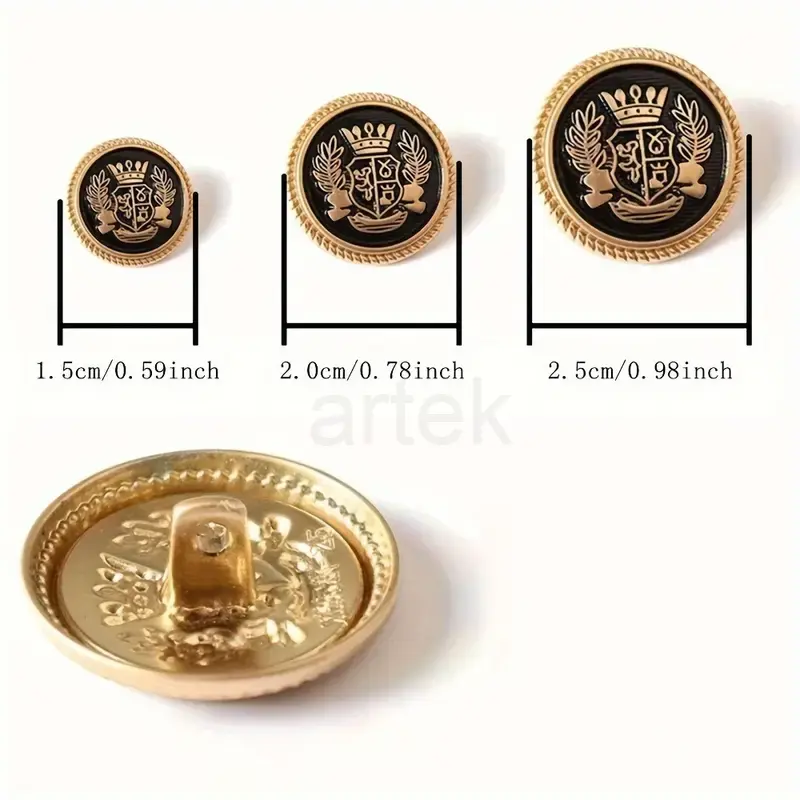 Metal Buttons for Fashion Industry – Bulk Supply