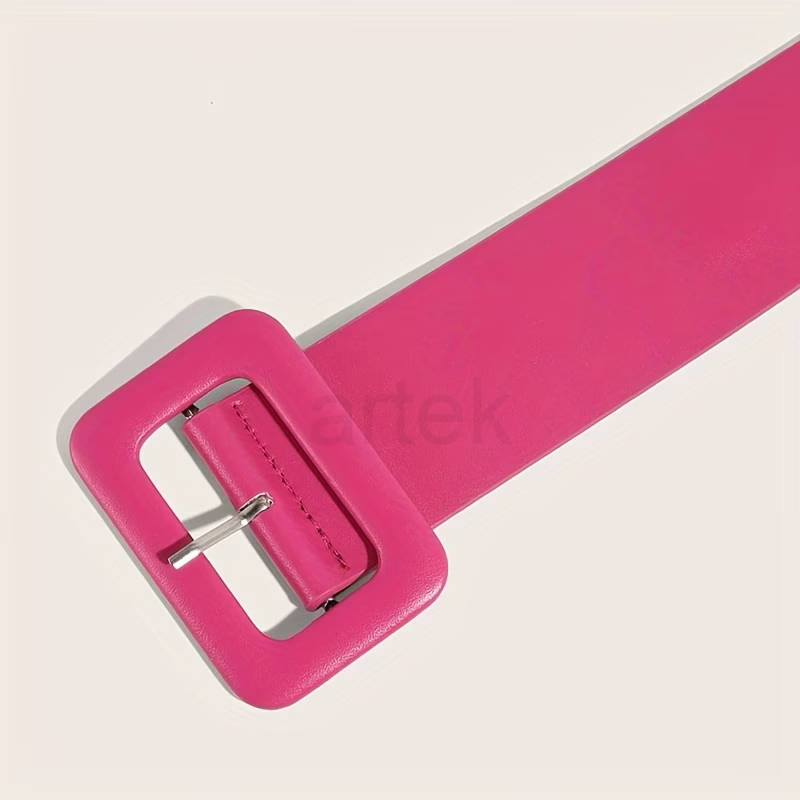 PU leather belt 5 cm whide covered buckle colorado, ARTEK factory